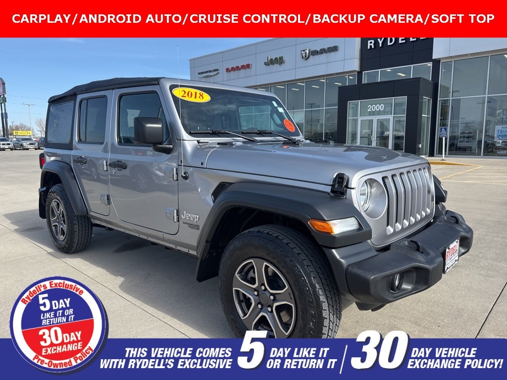 2018 Jeep Wrangler Unlimited Sport S