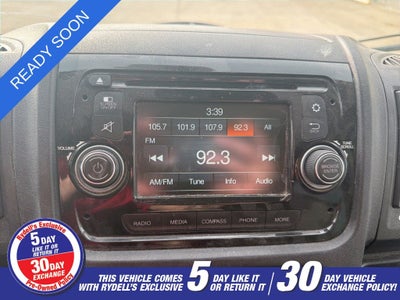 2017 RAM ProMaster 1500 Low Roof