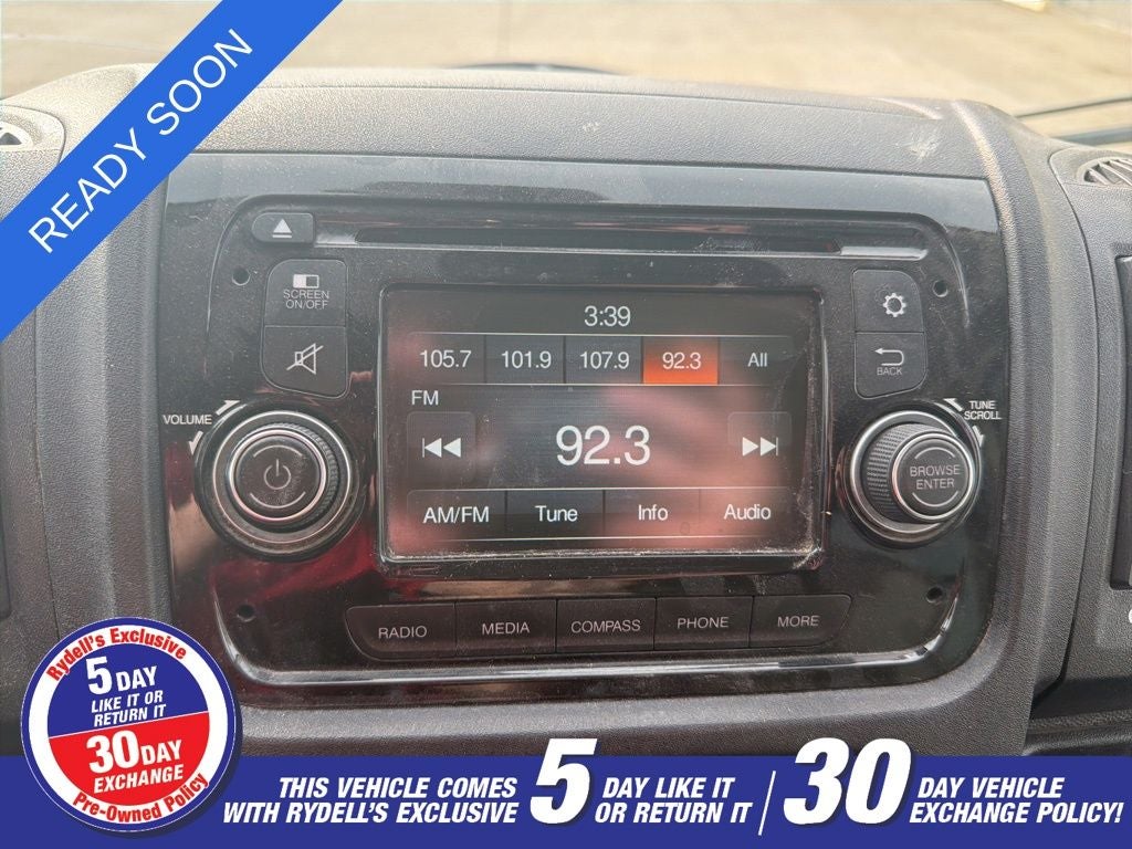 2017 RAM ProMaster 1500 Low Roof