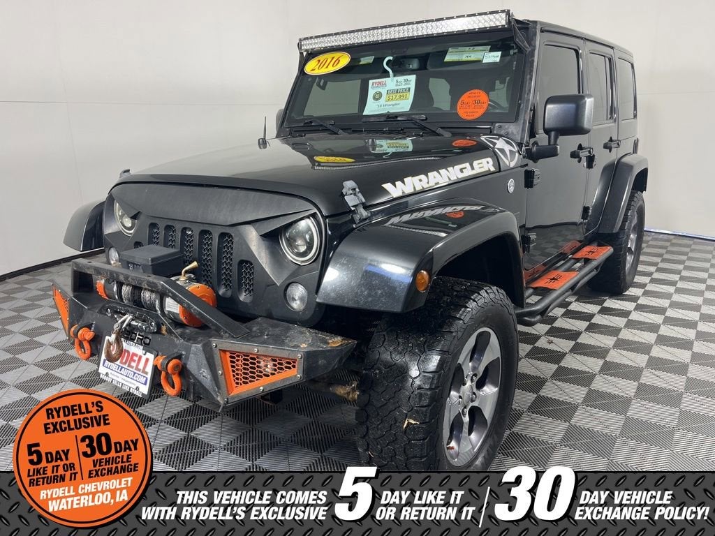2016 Jeep Wrangler Unlimited Sahara
