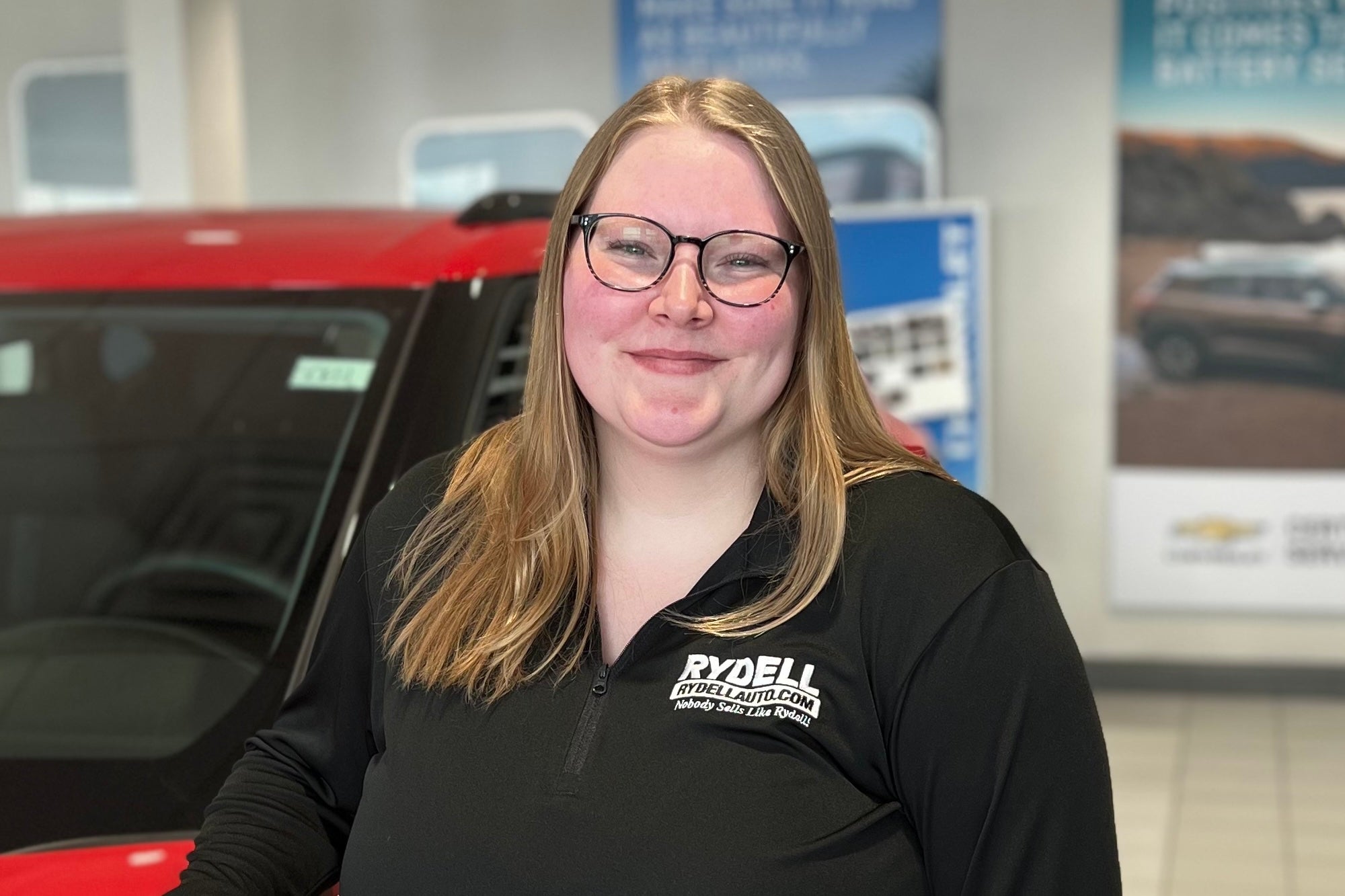 Julia Coonrad at Rydell Auto in Waterloo IA