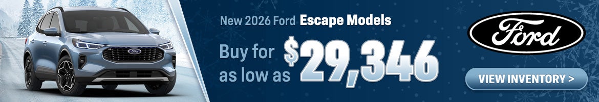 New Ford Escape Inventory