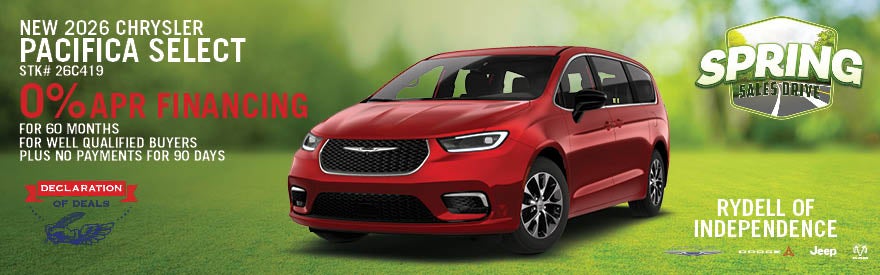 New 2026 Chrysler Pacifica Select