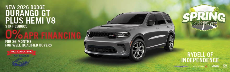 New 2026 Dodge Durango GT Plus HEMI V8 