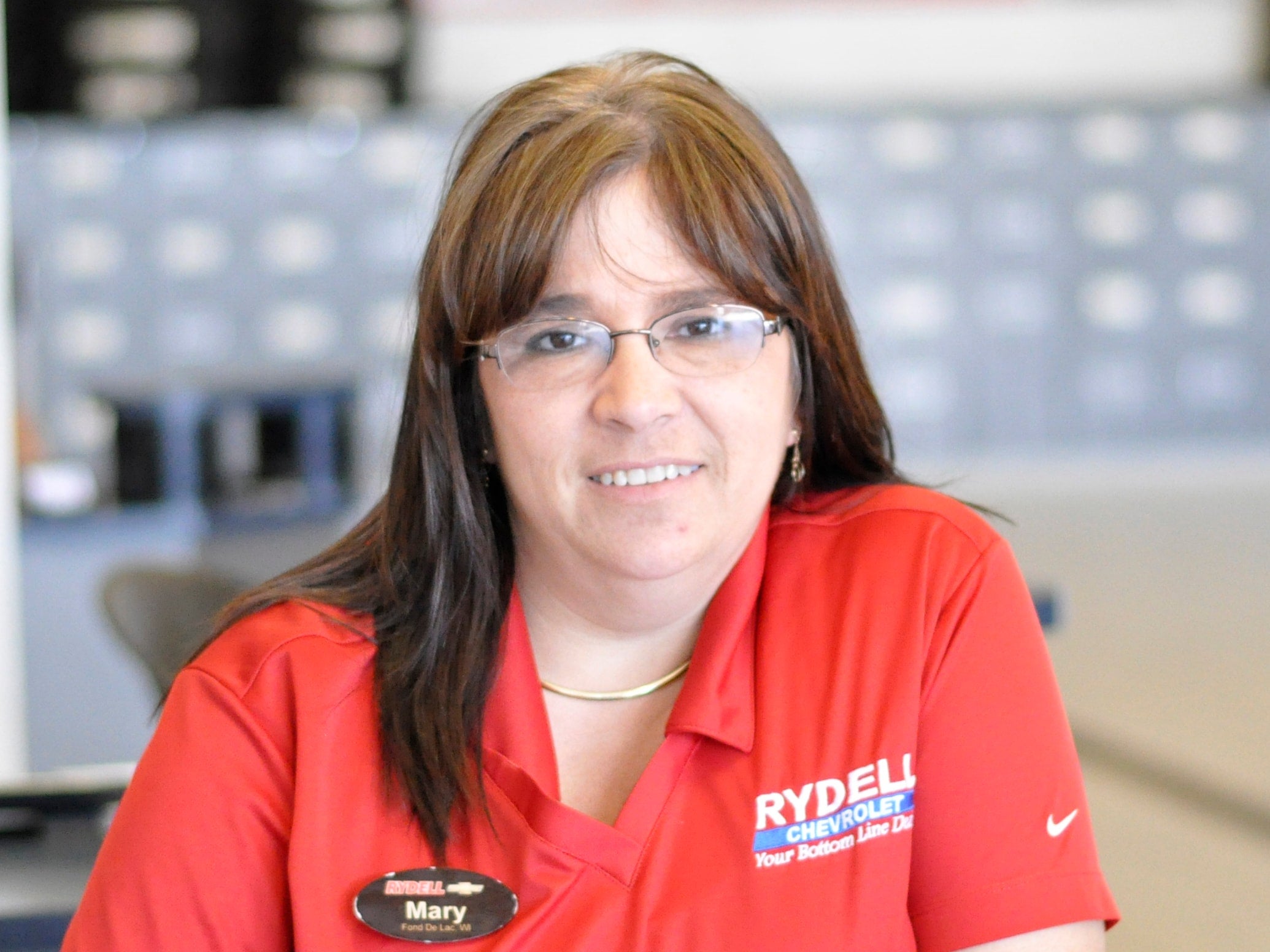 Mary Kuechenberg at Rydell Auto in Waterloo IA